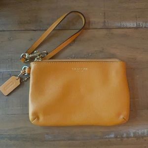 Coach Wristlet - perfect size, fits cards and cash